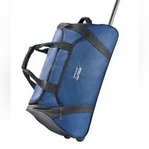 Davidoff Graphite Blue Rolling Duffel Bag